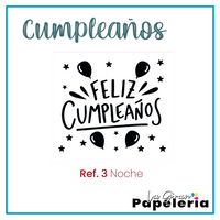 STICKER GLOBO CUMPLEAÑOS