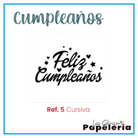 STICKER GLOBO CUMPLEAÑOS