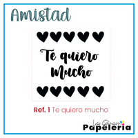 STICKER GLOBO AMISTAD