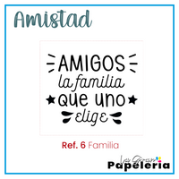 STICKER GLOBO AMISTAD