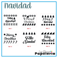 STICKER GLOBO NAVIDAD