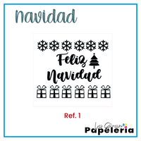STICKER GLOBO NAVIDAD