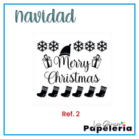 STICKER GLOBO NAVIDAD
