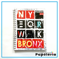 CUADERNO 105 ANILLADO TAPA FLEXIBLE HOMBRE (MASTER SCRIBE)