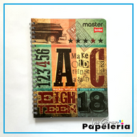 CUADERNO 105 ANILLADO TAPA FLEXIBLE HOMBRE (MASTER SCRIBE)
