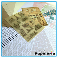 PACK HOJAS DECORADAS X 20 UND