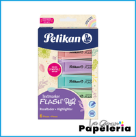 RESALTADOR FLASH PELIKAN PASTEL X 6
