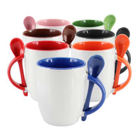 MUG COLOR INTERNO CON CUCHARA