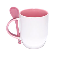 MUG COLOR INTERNO CON CUCHARA