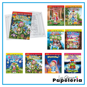 CUENTOS CLÁSICOS INFANTILES PARA COLOREAR