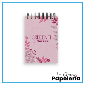 MINI LIBRETA MUJER