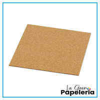 LAMINA DE CORCHO TAMAÑO CARTA 3mm X UNIDAD