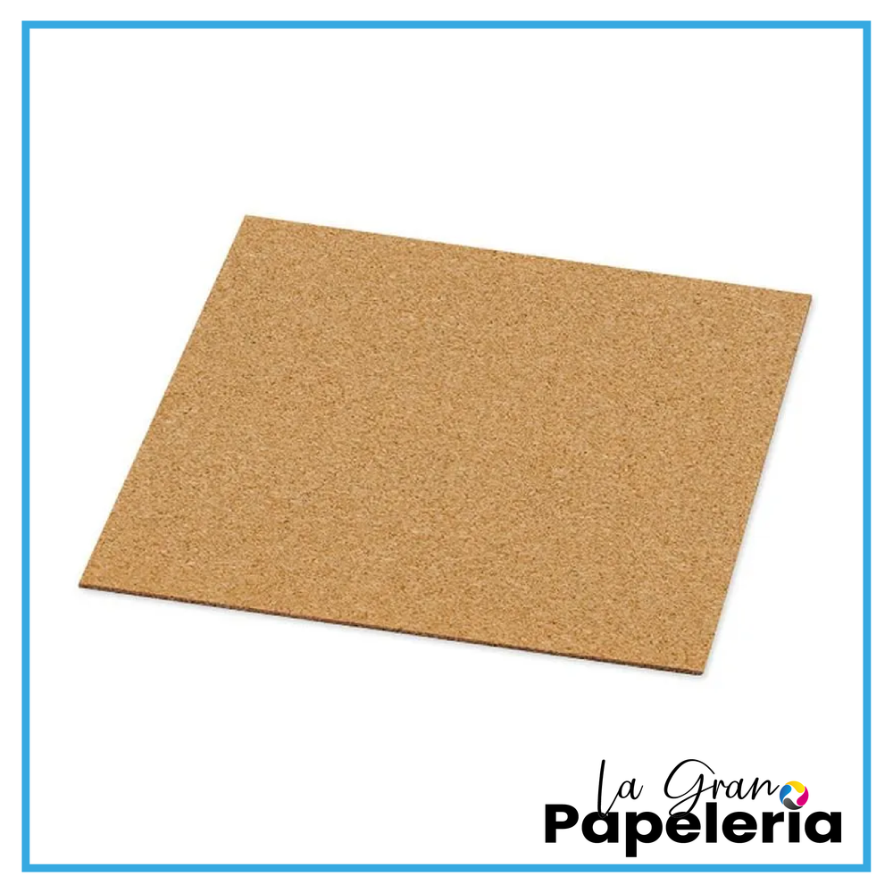 LAMINA DE CORCHO TAMAÑO CARTA 3mm X UNIDAD