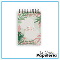 MINI LIBRETA MUJER
