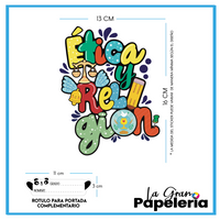 STICKERS PORTADAS MATERIAS CUADERNOS
