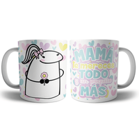 MUG TEMPORADA MAMÁ - REF. FLORK X 6
