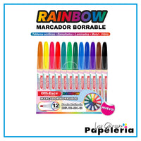 MARCADOR BORRABLE RAINBOW X 12 OE-514-12
