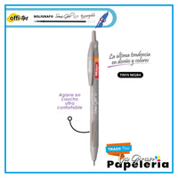 BOLÍGRAFO SEMI GEL 0.7mm RETRÁCTIL CUERPO PASTEL X UNIDAD OE-055F
