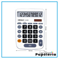 CALCULADORA ELECTRÓNICA MEDIANA 12 DÍGITOS OE-960
