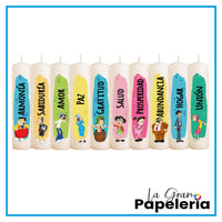 VELAS NAVIDEÑAS X 10 UND EN CAJA
