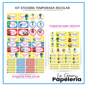 STICKERS KIT TEXTILES + ÚTILES REF INTENSAMENTE