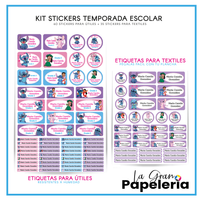 STICKERS KIT TEXTILES + ÚTILES REF LILO Y STICH