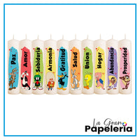 VELAS NAVIDEÑAS X 10 UND EN CAJA
