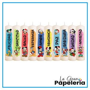 VELAS NAVIDEÑAS X 10 UND EN CAJA