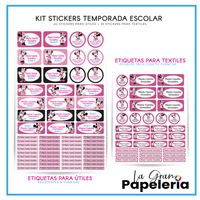 STICKERS KIT TEXTILES + ÚTILES REF MINNIE