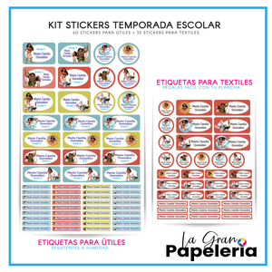 STICKERS KIT TEXTILES + ÚTILES REF MOANA