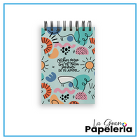 MINI LIBRETA MUJER
