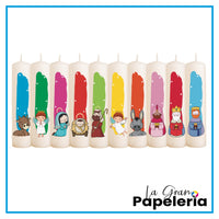 VELAS NAVIDEÑAS X 10 UND EN CAJA