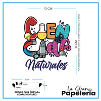 STICKERS PORTADAS MATERIAS CUADERNOS
