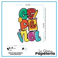 STICKERS PORTADAS MATERIAS CUADERNOS
