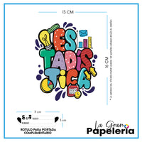 STICKERS PORTADAS MATERIAS CUADERNOS
