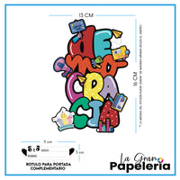 STICKERS PORTADAS MATERIAS CUADERNOS
