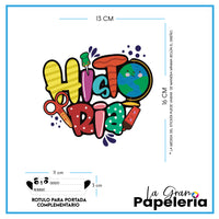 STICKERS PORTADAS MATERIAS CUADERNOS
