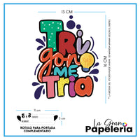 STICKERS PORTADAS MATERIAS CUADERNOS
