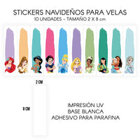 STICKERS PARA VELAS X 1O UNIDADES
