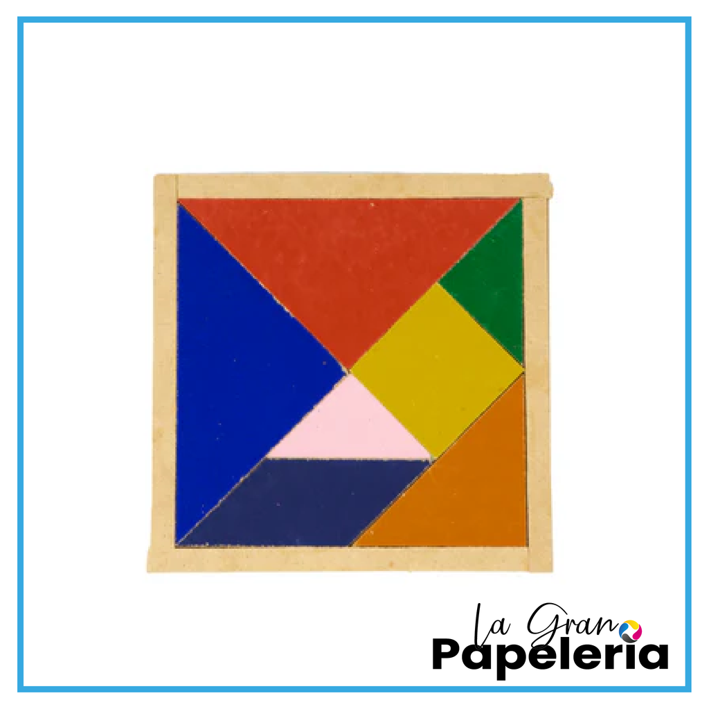 TANGRAM MADERA 20 X 20 GRANDE lagranpapeleria - Main Image