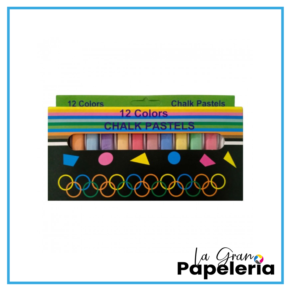 CAJA TIZAS PASTEL GIGO X 12