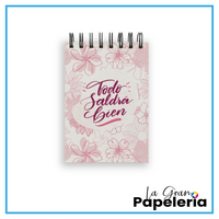 MINI LIBRETA MUJER
