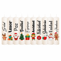 VELAS NAVIDEÑAS X 10 UND EN CAJA

