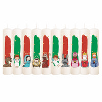 VELAS NAVIDEÑAS X 10 UND EN CAJA
