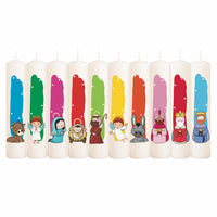 VELAS NAVIDEÑAS X 10 UND EN CAJA
