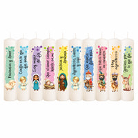 VELAS NAVIDEÑAS X 10 UND EN CAJA
