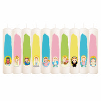 VELAS NAVIDEÑAS X 10 UND EN CAJA
