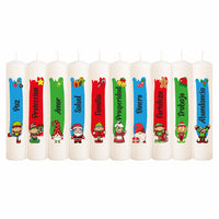 VELAS NAVIDEÑAS X 10 UND EN CAJA
