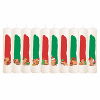 VELAS NAVIDEÑAS X 10 UND EN CAJA
