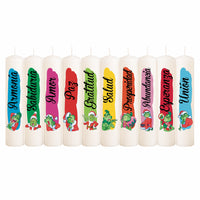 VELAS NAVIDEÑAS X 10 UND EN CAJA
